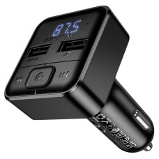 АЗП FM модулятор Borofone BC63 Selecto QC3.0 (2USB-A)