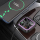 АЗП FM модулятор Hoco E85 Tiger PD20W+QC3.0 (2USB-A/1C)
