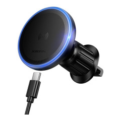 Автотримач з БЗП Borofone BH224 Flash 15W (air outlet)