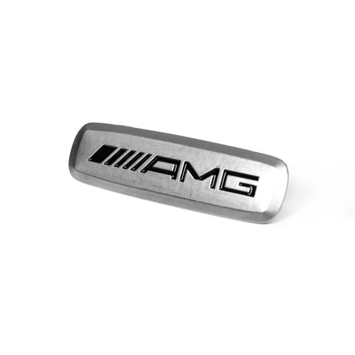AMG Шильдик алюмінієвий для килимків (1шт) для Mercedes-Benz