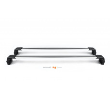 Багажник (поперечини) в штатні місця Caretta V3 Сірий, 145 см для Fiat Doblo II 2010-2022 рр