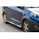 Бічні труби (2 шт., нерж.) для Chery Beat 2009-2015 рр.