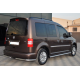 Бічні труби BB001 (2 шт., нерж) d60, Стандартна база для Volkswagen Caddy 2020- рр.