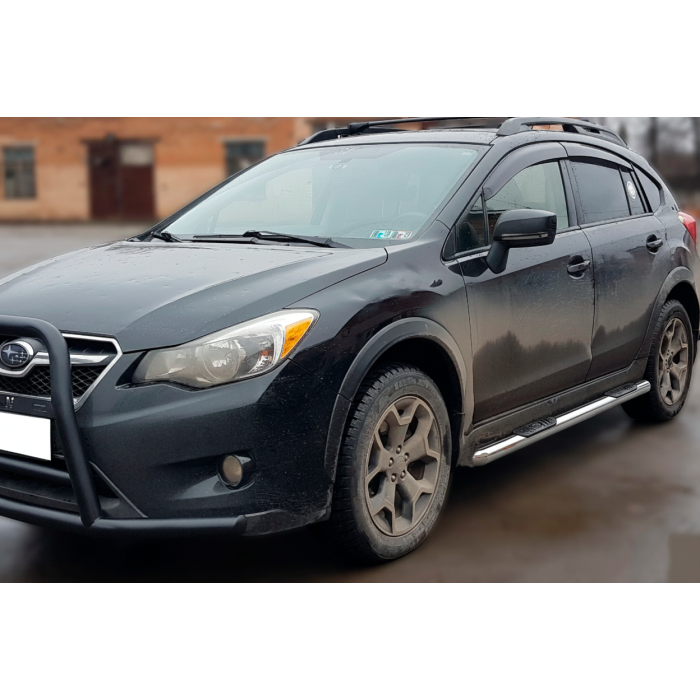 Бічні труби BB002 (2 шт., нерж.) для Subaru XV 2011-2017 рр.