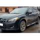 Бічні труби BB002 (2 шт., нерж.) для Subaru XV 2011-2017 рр.