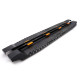 Бокові пороги Dakar V1 з LED (2 шт, метал) для Volkswagen Amarok 2010-2022 рр