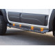 Бокові пороги Dakar V1 з LED (2 шт, метал) для Volkswagen Amarok 2010-2022 рр