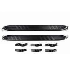 Бокові пороги HARMS (2 шт) для Toyota Land Cruiser Prado 120 2002-2009 рр