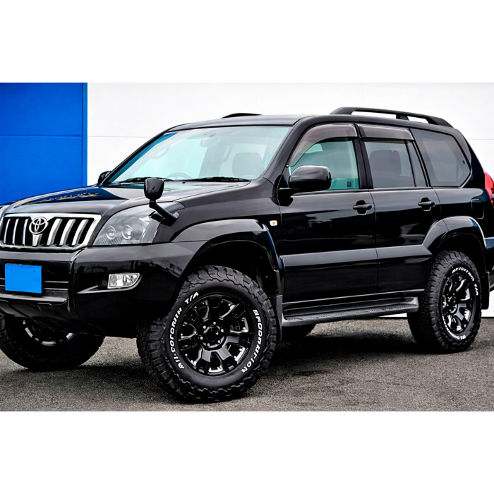 Бокові пороги HARMS (2 шт) для Toyota Land Cruiser Prado 120 2002-2009 рр.