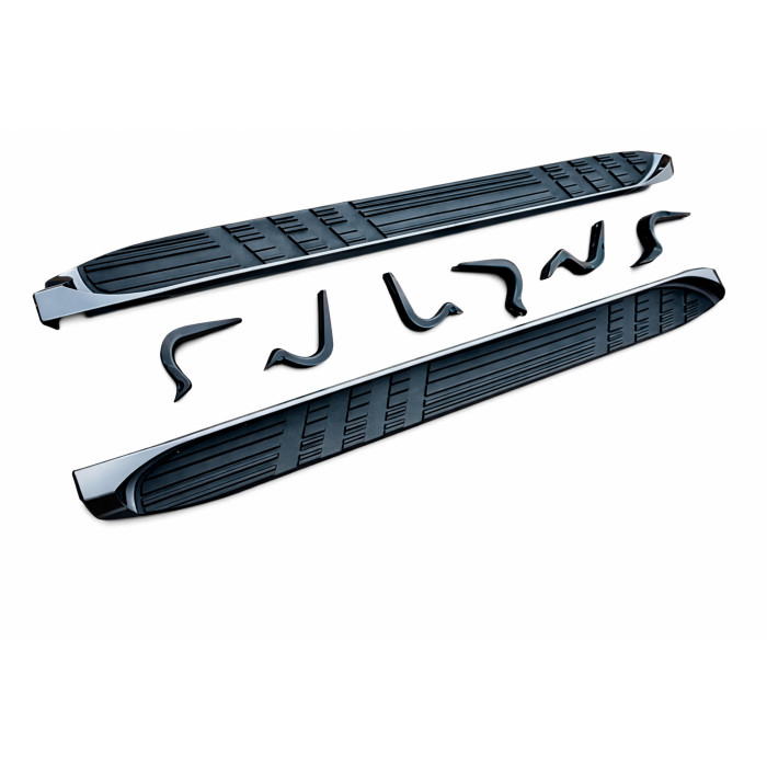 Бокові пороги HARMS (2 шт) для Toyota Land Cruiser Prado 120 2002-2009 рр.