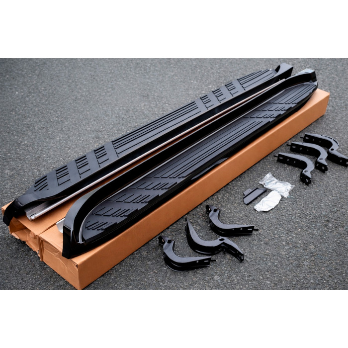 Бокові пороги HARMS (2 шт) для Toyota Land Cruiser Prado 120 2002-2009 рр.