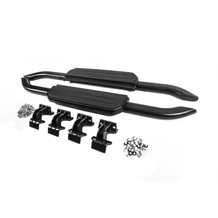 Бокові пороги OEM Black (для 90, 2 шт) для Land Rover Defender 2019- рр.