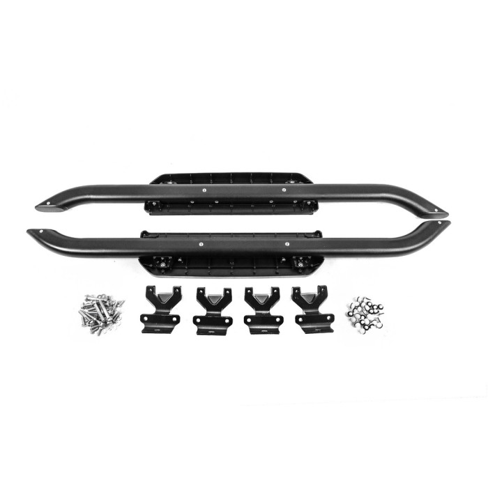 Бокові пороги OEM Black (для 90, 2 шт) для Land Rover Defender 2019- рр.