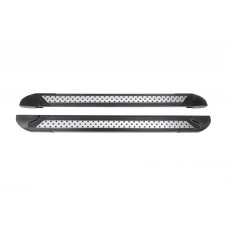 Бокові пороги Vision New Black (2 шт., Алюміній) Довжина 173 см