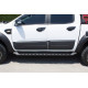 Боковые пороги Dakar V1 без LED (2 шт, металл) для Isuzu D-Max 2011-2019 рр.