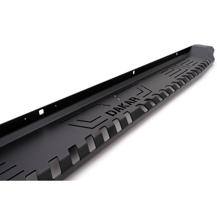 Боковые пороги Dakar V1 без LED (2 шт, металл) для Isuzu D-Max 2011-2019 рр.