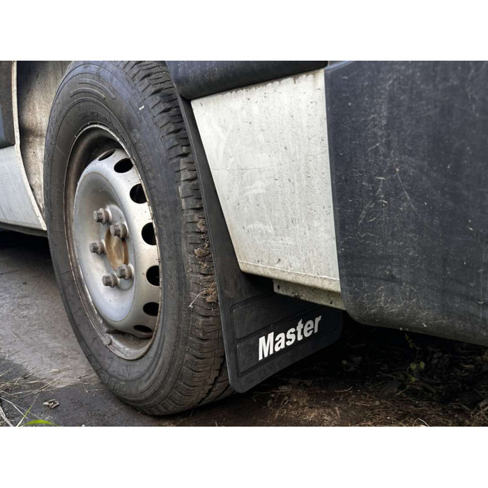 Бризковики Premium прямі (2 шт, гума) для Renault Master 1998-2010 рр.