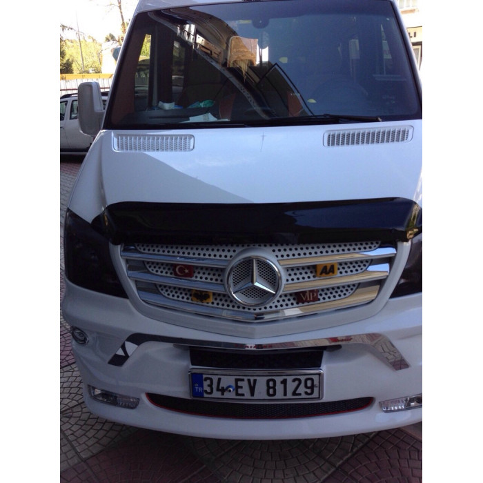 Дефлектор капота 2013-2026 (V2, EuroCap) для Mercedes Sprinter W906 рр