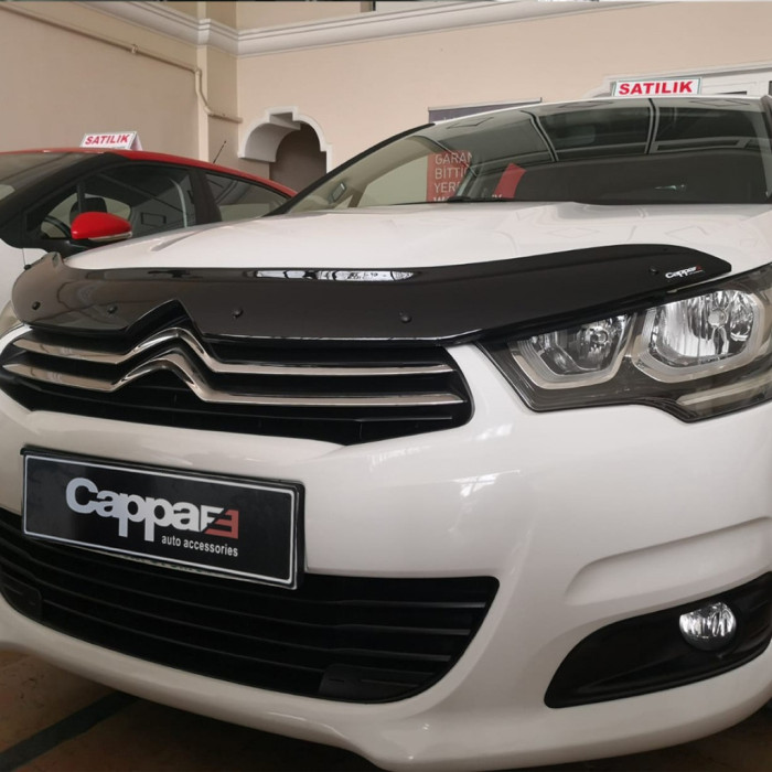 Дефлектор капота (Eurocap) для Citroen C-4 2010-2018 рр.