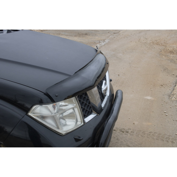 Дефлектор капоту (EuroCap) для Nissan Navara 2006-2015 рр.