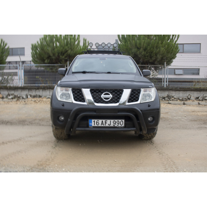 Дефлектор капоту (EuroCap) для Nissan Navara 2006-2015 рр.