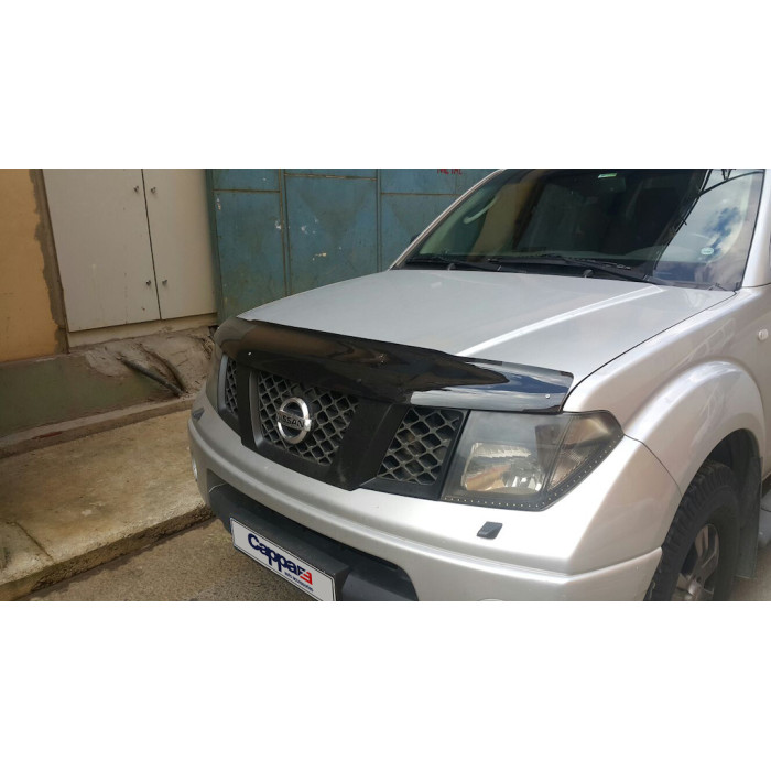 Дефлектор капоту (EuroCap) для Nissan Navara 2006-2015 рр.
