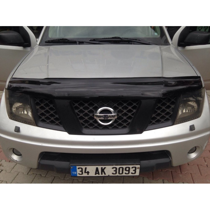Дефлектор капоту (EuroCap) для Nissan Navara 2006-2015 рр.