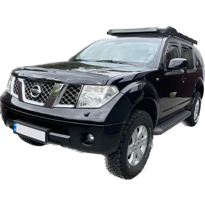 Дефлектор капоту (EuroCap) для Nissan Pathfinder R51 2005-2014 рр.