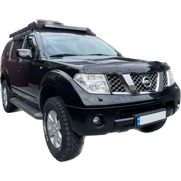 Дефлектор капоту (EuroCap) для Nissan Pathfinder R51 2005-2014 рр.