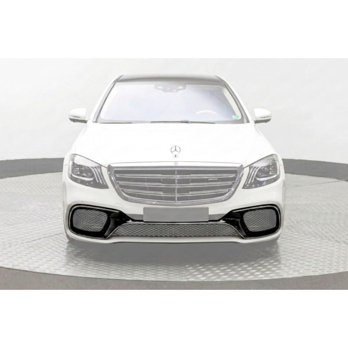 Дифузор бамперу 2018-2021 (S63/S65) для Mercedes S-сlass W222 рр