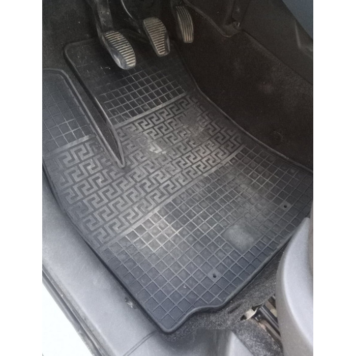 Гумові килимки (2 шт, Polytep) для Fiat Doblo I 2001-2005 рр.