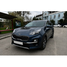 Інтегровані рейлінги сірі OEM (ABS-пластик, установка на клей) для Kia Sportage 2015-2021 рр