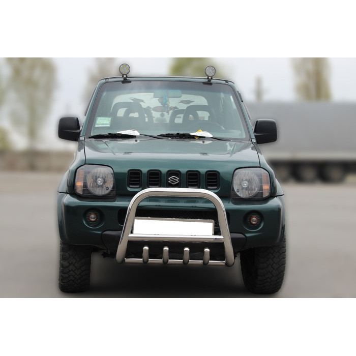 Кенгурятник F2-01 (нерж) для Suzuki Jimny 1998-2018 рр.