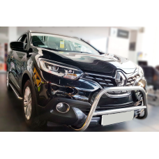 Кенгурятник (нерж) для Renault Kadjar 2015-2022 рр