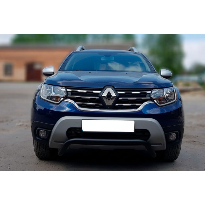 Кенгурятник ST011 Black (нерж.) для Renault Duster 2008-2017 рр.