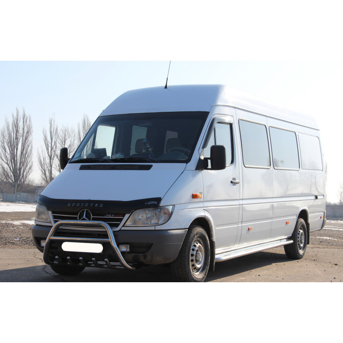 Кенгурятник WT003 (нерж.) 2000-2006 для Mercedes Sprinter W901/902/903/904/905 рр.