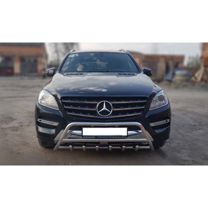 Кенгурятник WT003 (нерж.) для Mercedes GLE/ML сlass W166 2011-2018 рр.