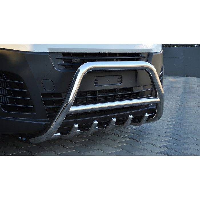 Кенгурятник WT003 (нерж) для Opel Zafira Life 2019- рр.