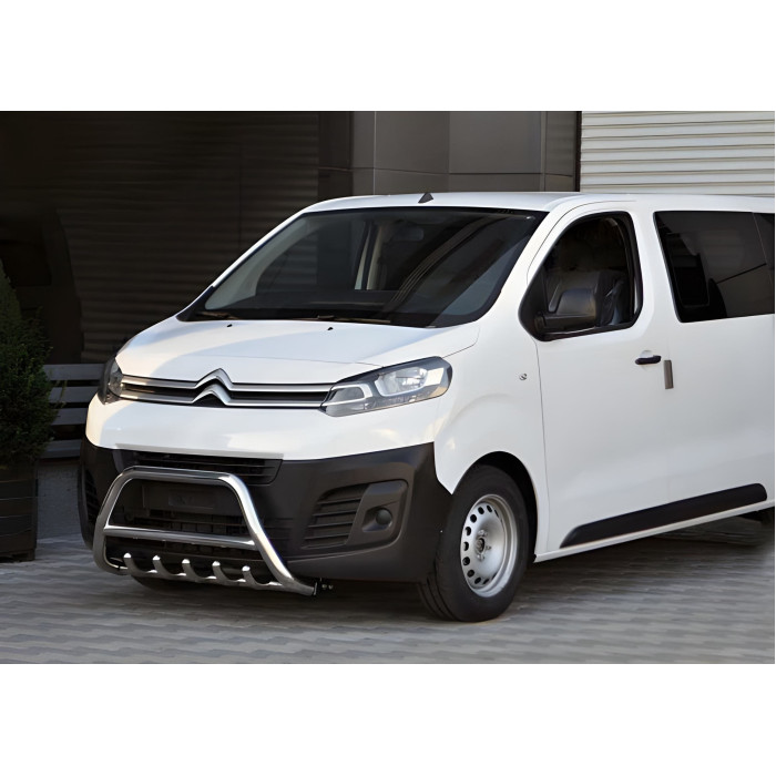 Кенгурятник WT003 (нерж) для Opel Zafira Life 2019- рр.