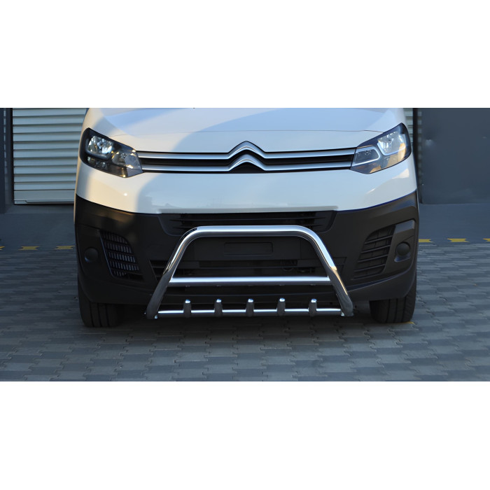 Кенгурятник WT003 (нерж) для Opel Zafira Life 2019- рр.