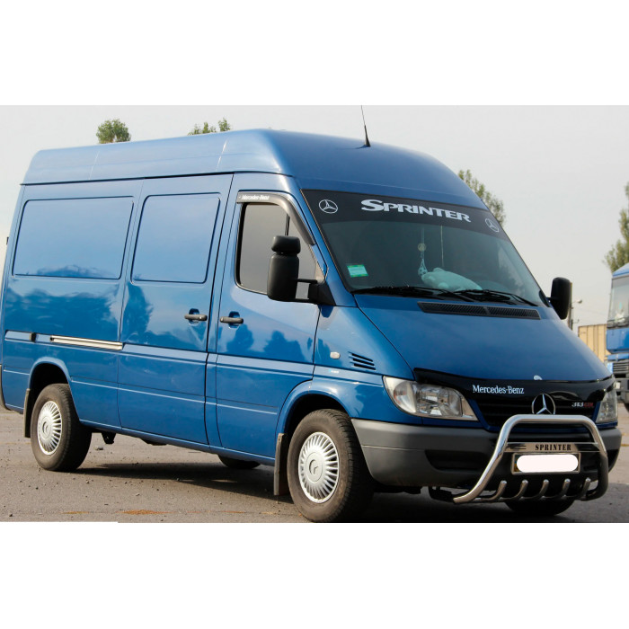 Кенгурятник WT004 (нерж.) 2000-2006 для Mercedes Sprinter W901/902/903/904/905 рр.