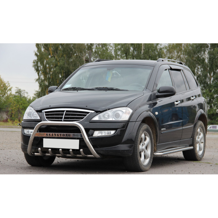 Кенгурятник WT004 (нерж) для SsangYong Kyron 2005-2014 рр.