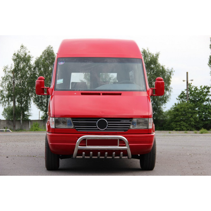 Кенгурятник WT008 (нерж.) 2000-2006 для Mercedes Sprinter W901/902/903/904/905 рр.
