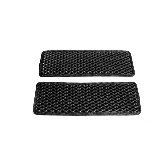 Килимки на пороги (2 шт, EVA, чорні) для Nissan NV400 2010-2024 рр.