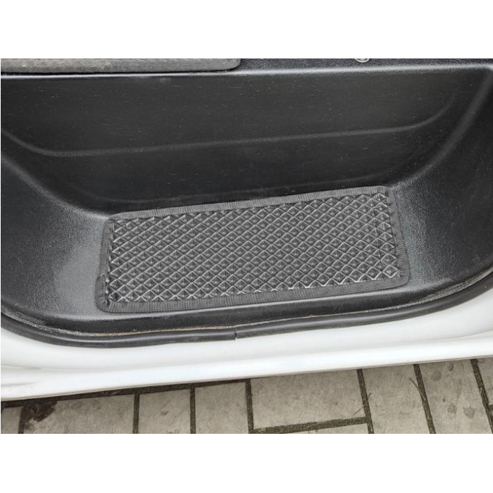 Килимки на пороги (2 шт, EVA, чорні) для Nissan NV400 2010-2024 рр.