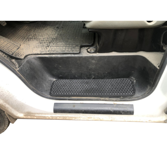 Килимки на пороги (3 шт, EVA, чорні) для Renault Trafic 2001-2015 рр