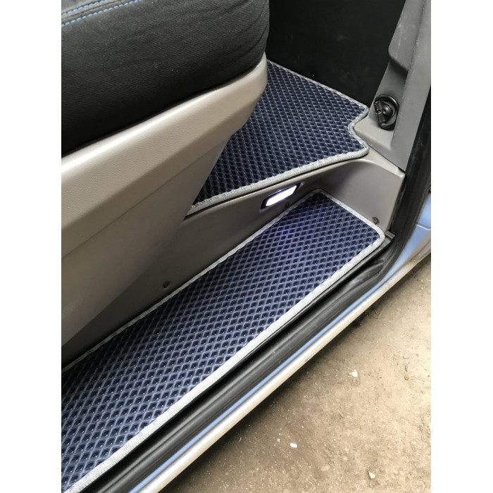 Килимки на пороги (3 шт, EVA, чорні) для Volkswagen Crafter 2006-2016 рр