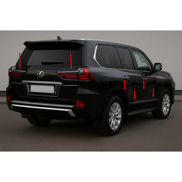 Комплект BlackEdition (для TRD 2016-2026) для Lexus LX570/450d рр.