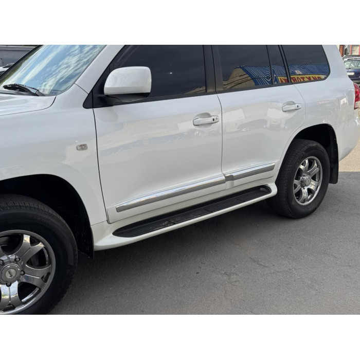 Комплект дверних молдингів (2008-2016) Білий колір (BKT) для Toyota Land Cruiser 200 рр