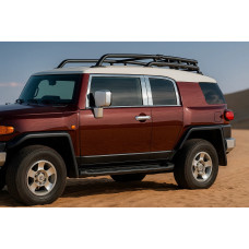 Комплект молдингів на вікна (нержавійка, 16 шт) для Toyota FJ Cruiser 2006-2022 рр